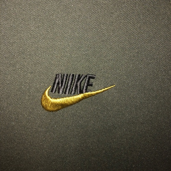 Vintage Y2K Nike Zip-Up Track Jacket In Olive - Picture 3 of 5